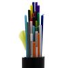 24-Strand Fiber Optic Cable, Indoor/Outdoor OS2 9/125 Singlemode, Corning SMF-28 Ultra, Black, Riser Rated, 1000ft Spool view 2