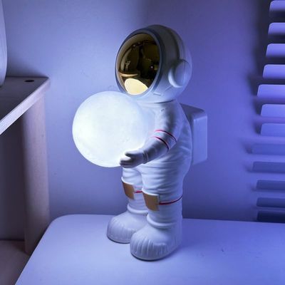 YIANCTRD Moon Lamp for Kids, Astronaut Light with 6 Color,Space Buddy Bluetooth Speaker, Perfect for Bedroom Decor,Nursery and Space-Themed Parties,Ideal Birthday Gift (Moon Light)