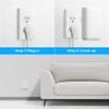 Flat Extension Cord with Outlet Cover, Olcorife Flat Plug Power Strip with 8 Outlets and 4 USB Ports, 2000 Joules Surge Protector, 5 FT Cord Hidden Outlet Extender for Tight Spaces view 4