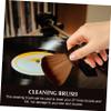 Housoutil 2pcs Vinyl Record Cleaning Brush Handle -Static Turntable Cleaner for Cd Albums Dust Removal for Optimal Sound Quality and Record Care view 2