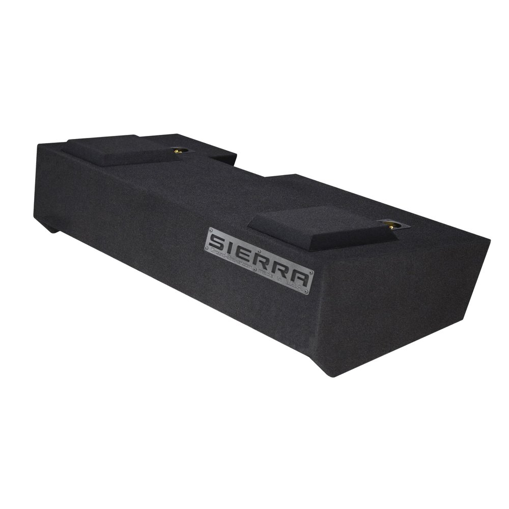 DirectNine Basics 2019-2024 Sierra Extended Cab Truck Sub Box 10"" Dual Solo Baric Subwoofer Enclosure