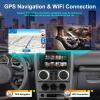 2GB+64GB Car Radio Stereo for Jeep Wrangler 2007 2008 2009 2010 (4 Door) with Wireless Carplay Android Auto 9" Android Touch Screen Car Stereo with GPS Navigation HiFi WiFi Bluetooth FM Backup Camera view 4