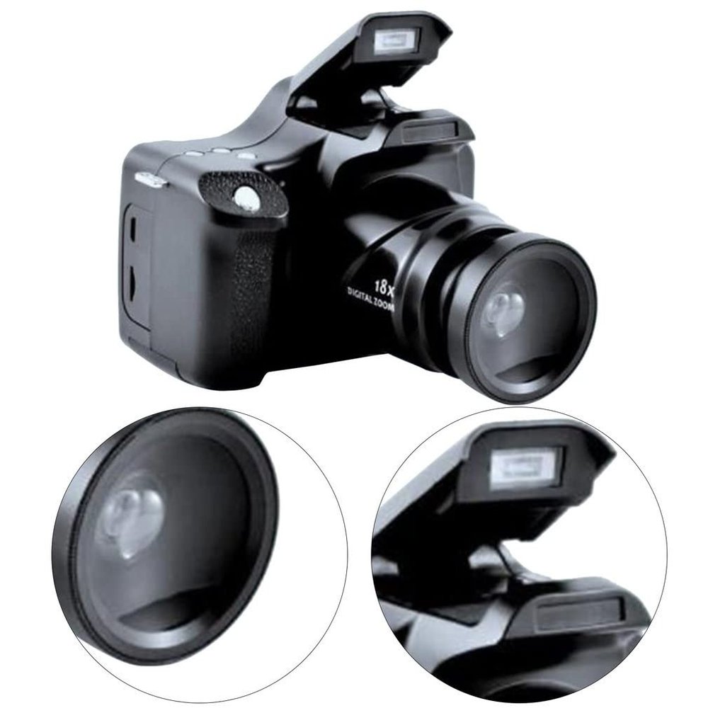 2.7inch Cameras for Photography Digital Camera for Teens SLR Rechargeable Digital Camera Ultra-Wide-Angle Lens Macro 3.0-Inch High-Definition Digital Videos Camera