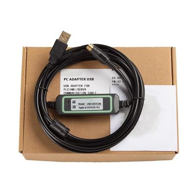 USB-EASYCON for PLC Controller Programming Cable Download Transmission Cable Communication Data Cable High Speed ISO Isolated Model FT232RL Chip Gold-Plated Plug 3 Meter