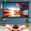 Xnyaizyc Portable Projector Screen 60 72 80 Inch, Wall & Ceiling Mounted HD Projection Screen with 4:3 Ratio 16:9 Ratio, Movie Screen for Home School Cinema Theater Outdoor Indoor (Size : 60" (4:3)) view 3