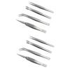 NOLITOY 8pcs Multifunctional Steel Manicure and Jewelry Holding Thickened Pointed and Curved Kit for Precision Tasks view 1