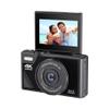 64MP Digital Camera for Photography and Video: 4K Vlogging Camera for YouTube with 3'' Flip Screen and 32GB TF Card, 16X Digital Zoom Digital Camera for Gift (Black) view 1
