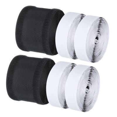 MECCANIXITY Floor Cord Cover 9.8 Ft x 2.8" Grip Floor Cable Protector Management for Home Floor with Adhesive Backing Prevent Tripping Nylon Polyester Blend Black 2Pcs