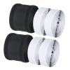 MECCANIXITY Floor Cord Cover 9.8 Ft x 2.8" Grip Floor Cable Protector Management for Home Floor with Adhesive Backing Prevent Tripping Nylon Polyester Blend Black 2Pcs view 1