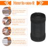 MECCANIXITY Floor Cord Cover 9.8 Ft x 2.8" Grip Floor Cable Protector Management for Home Floor with Adhesive Backing Prevent Tripping Nylon Polyester Blend Black 2Pcs view 4
