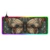 NFMILI Butterfly Elegant RGB Mousepad Led Mouse Pad, Large Gaming Mouse Pad, Large Led Keyboard Pad 15 Light Modes view 1