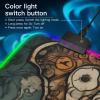 NFMILI Butterfly Elegant RGB Mousepad Led Mouse Pad, Large Gaming Mouse Pad, Large Led Keyboard Pad 15 Light Modes view 2