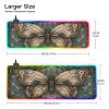 NFMILI Butterfly Elegant RGB Mousepad Led Mouse Pad, Large Gaming Mouse Pad, Large Led Keyboard Pad 15 Light Modes view 3