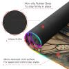 NFMILI Butterfly Elegant RGB Mousepad Led Mouse Pad, Large Gaming Mouse Pad, Large Led Keyboard Pad 15 Light Modes view 4