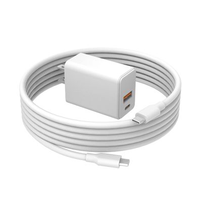 Superer 30W USB-C Fast Charger Fit for DJI Mini 2-SE 2 3 3-Pro 4 4-Pro, Fit for Osmo Pocket 3, Avata, Mini SE Charging, Dual Port Type C Wall Charger with C to C Cable Power Adapter