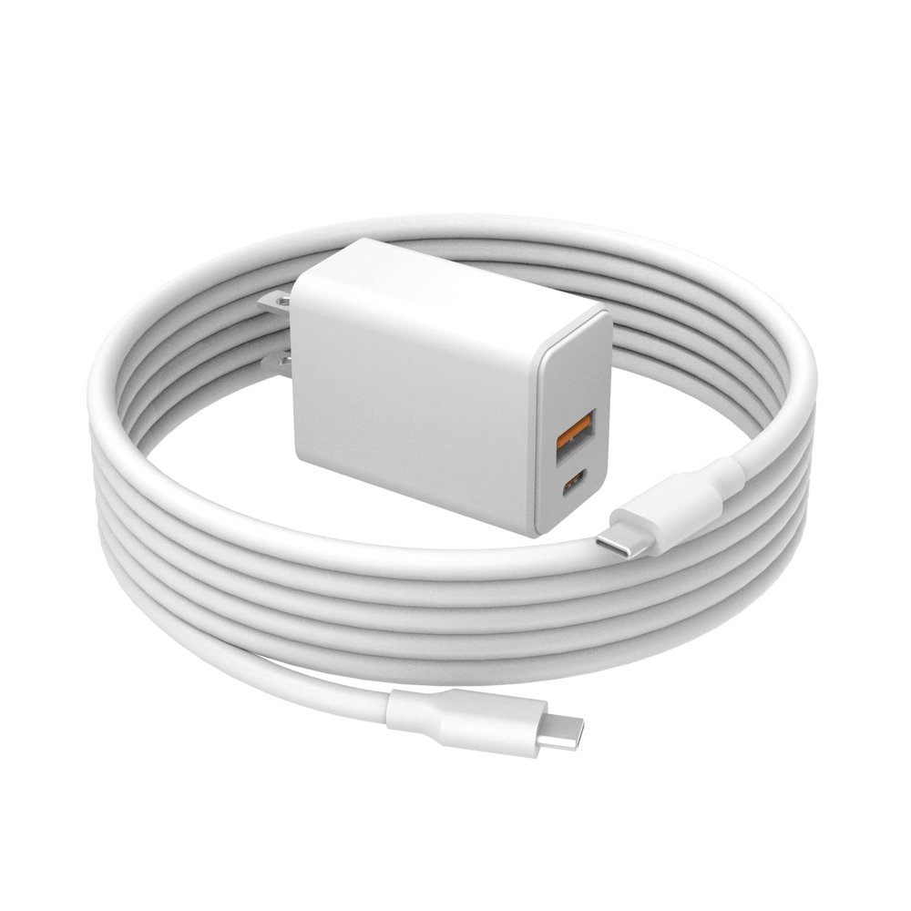 Superer 30W USB-C Fast Charger Fit for DJI Mini 2-SE 2 3 3-Pro 4 4-Pro, Fit for Osmo Pocket 3, Avata, Mini SE Charging, Dual Port Type C Wall Charger with C to C Cable Power Adapter