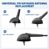 Anina 16 Inch AM/FM Universal Top/Side Mount Antenna for Vehicle Truck Boat ATV UTV RV Motorcycle, 16" Car Radio Aerial Replacement Mast w/Mount Base and Extension Cable for Stereo Receiver Head Unit view 4