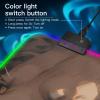 NFMILI Lion Girl RGB Mousepad Led Mouse Pad, Large Gaming Mouse Pad, Large Led Keyboard Pad 15 Light Modes view 2