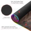NFMILI Lion Girl RGB Mousepad Led Mouse Pad, Large Gaming Mouse Pad, Large Led Keyboard Pad 15 Light Modes view 4