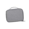 Angoily 2pcs Travel Electronics Organizer Bag Multifunctional USB Cable Pouch Grey Accessory Case Mesh Pockets for Cords Earphones Chargers for Backpack Suitcase Storage view 2