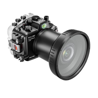 Sea frogs Underwater Camera Case Compatible with Sony A7RV 24-105mm 90mm IPX8 40m/130ft Maximum Diving Depth A7R-5 Waterproof Camera Housing for Diving, Surfing, Rowing, Skiing A7R-V