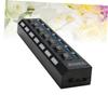 Homoyoyo Port USB Hub Splitter with Individual High-Speed Data Transfer for Laptop and Pc USB Adapter for Hard Drives Printers and More view 3
