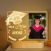 Light up Picture Frame, Attivolife Gradutaion Customization 4x6 Inches Acrylic Photo Frame with LED Night Light Desktop Decor Best Gifts for High Middle School College Graduate Friends Classmates Teen view 1