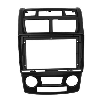 ALPGEN 2 Din Car Radio Fascia Frame 9 INCH Dash Kit/Fit for SPORTAGE 2005-2009 Player Adapter Cover Stereo Panel Bezel GPS (Color : Only Frame-at), YAN-240306