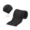 MECCANIXITY Carpet Cord Cover 3.3 Ft x 2.8" Grip Floor Cable Protector Management for Commercial Carpet and Loop Style Rugs Prevent Tripping Nylon Polyester Blend Black 4Pcs view 3