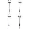 Vaguelly 8pcs Miniature Street Lamp Model for Sand Table Decor Scale Unique Landscape Lighting for House and Model Decorations view 1