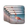 ZLWEI Laptop Sleeve Flamingo on The Beach Laptop Case Slim Laptop Bag Briefcase Shockproof Laptop Protective case for Men Women Work Travel 17 inch, Black view 4
