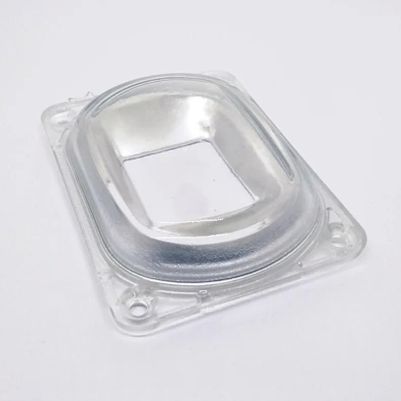 AMNOUR Lens Reflector Silicone Ring for 20w/30w/50w LED COB AC220V 110V LED floodlight Lamp DIY, Clear, JTSF9648