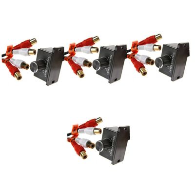 OSALADI 4pcs Car Stereo Volume Controller Knob Connector for Level Control Vehicles Casing for Enhanced Audio Signal Transmission
