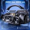 W-KING 300W Peak 200W RMS Portable Bluetooth Speakers, Massive Bass Party Boombox IPX7 Waterproof Bluetooth Speaker Large, Loud Outdoor Wireless Speaker/V5.3/EQ APP/Fast Charge/Stereo Pair/Guitar in view 2