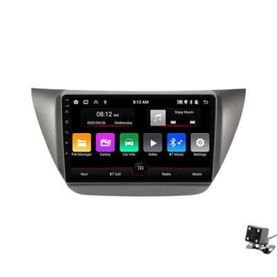 ADMLZQQ Android 12 Head Unit 2 Din Car Stereo Sat Nav for Mitsubishi Lancer IX 2006-2010 Radio GPS Navigation 9'' MP5 Multimedia Video Player FM Receiver Support 4G SIM 5G WiFi SWC,M100cp