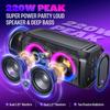 W-KING 220W Peak Party Bluetooth Speaker Large, Deep Bass 115 dB Loud Speaker Wireless Boombox, IPX6 Waterproof Portable Speaker Outdoor Big Subwoofer/24H/V5.3/MIC-GTR in/RGB Lights/Echo/EQ/TF/USB/AUX view 2