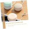 Beavorty 8pcs Macaron Cleaning Cloth Lens Wiping Cloth Eyeglass Phone Screen Cleaner Hanging Rope view 4