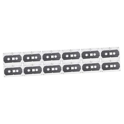 OSALADI 12pcs Recordable Blank Cassette Tapes Cassette Tape Recorder Accessories