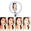 LED Rings Light, Dimmable Selfie Rings Light with Balls Head Phone Clip, Desk Makeup LED Rings Lamp for Live Stream view 4