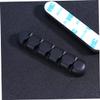 DOITOOL 4pcs Desk Cable Organizer Self Adhesive Cord Holders Cable Management Sticker for Home Office view 4