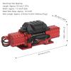 MUNEFE RC Car Winch, iversal Simulation Winch with Motor, Simulation Climbin Car Winch for SCX10 D90(Red) view 3