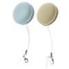Beavorty 10pcs Macaron Shape Eyeglass Cleaner and Phone Screen Microfiber Cleaning Cloth for Lenses Screens and Cameras Washable Easy to Attach Keyring view 2