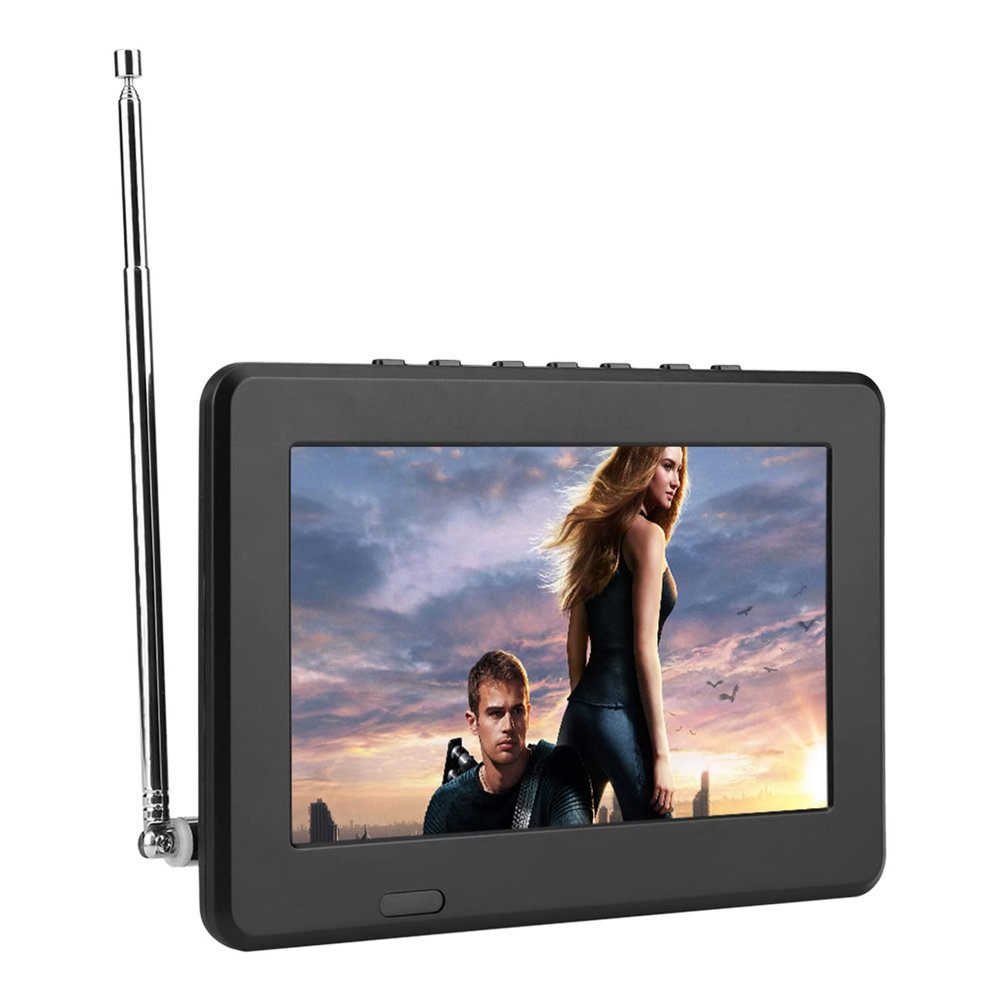 Yctze High Sensitivity 1080P Car Digital Television - Portable Mini Stereo TV with FM Radio, Perfect for Cars and Outdoor Entertainment (7 inch ATSC)