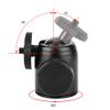 Hot Shoe Mount Adapter, 360 Degree Metal Tripod Mini Balls Head, Balls Head Camera Mount Adapter for Cameras view 3