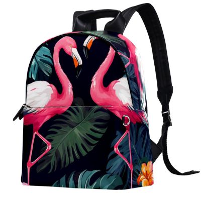 YTYVAGT Travel Backpack for Women,Backpack for Men,Tropical Leaves Flower Flamingo,Backpack