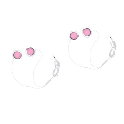 Angoily 2pcs Creative Neck Hanging Sports Earphone with Tuning Tip and Microphone Lightweight Aural Headset for Daily Use and Workouts Noise Reduction Sweat-Resistant Design