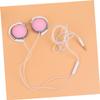 Angoily 2pcs Creative Neck Hanging Sports Earphone with Tuning Tip and Microphone Lightweight Aural Headset for Daily Use and Workouts Noise Reduction Sweat-Resistant Design view 4