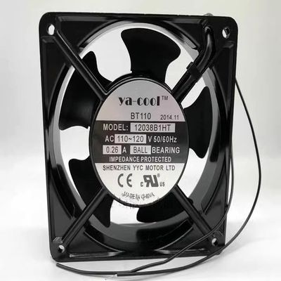 12038B1HT ELOMILE Fan BT110 12038B1HT 110-120V 0.26A 12CM 12038 Cooling Fan