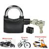 Outanaya Alarm Padlock High Decibel Theft Alarm and Rustproof Security Lock for Motorcycles Bicycles Doors and Containers Black view 2
