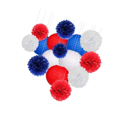 IMIKEYA Paper Flower Ball Lanterns Set 15pcs Creative Lanterns for Party Decorations